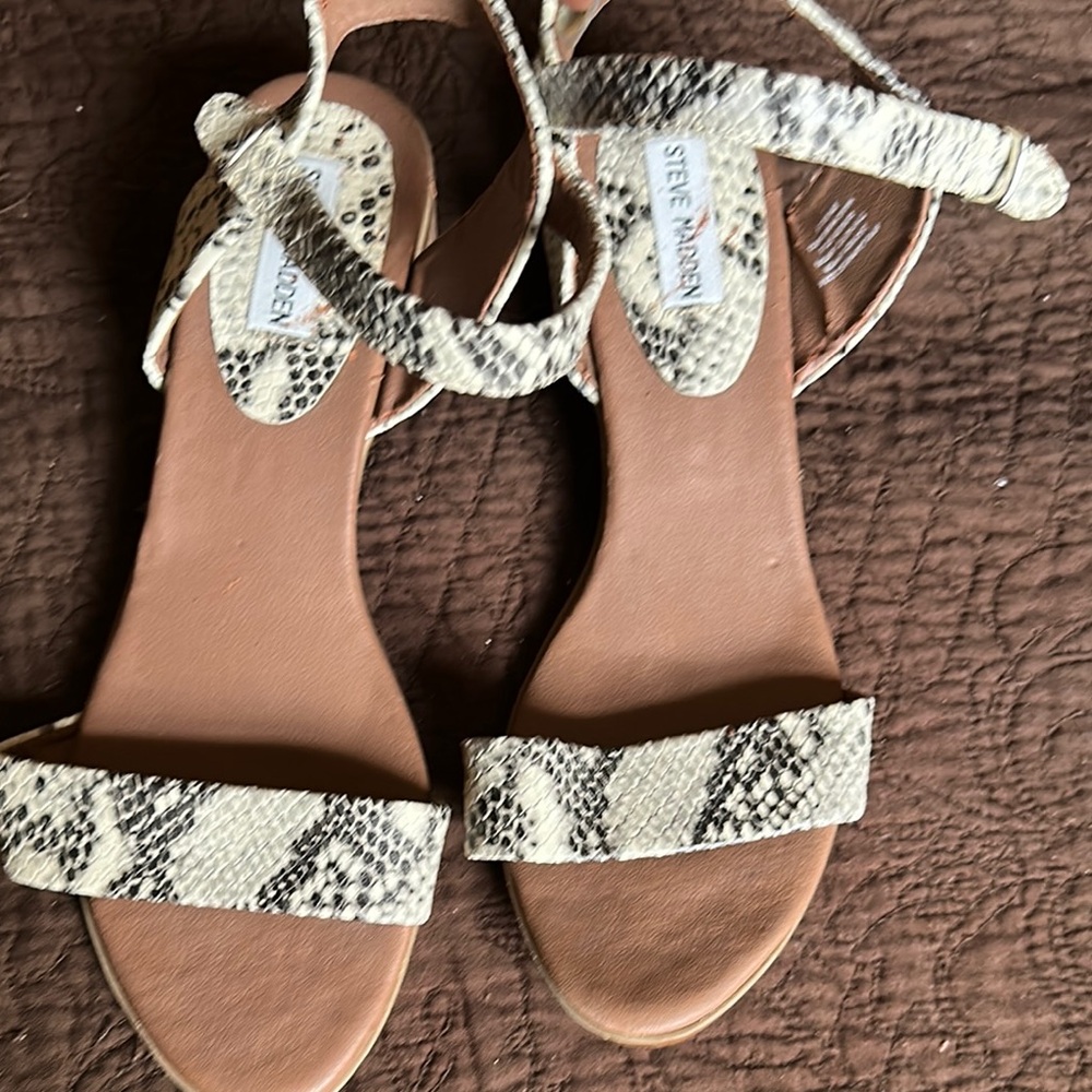 Steve Madden Women's Snakeskin Sandals